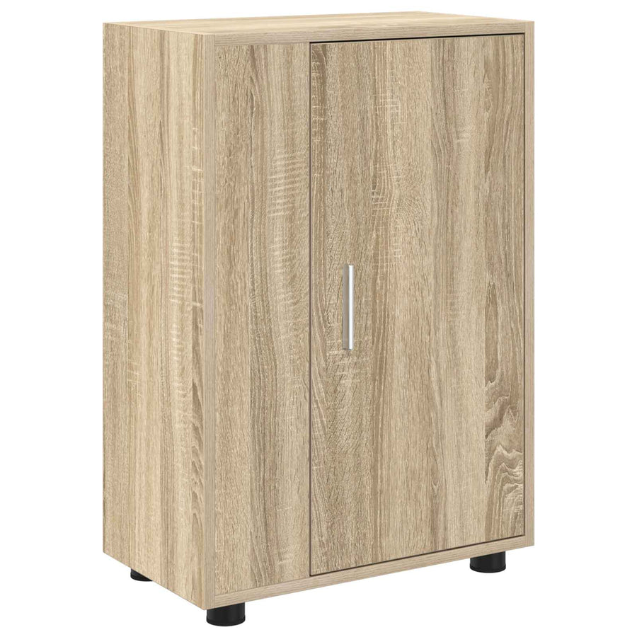 Tv-meubelset Wandgemonteerd 4 pcs Sonoma Eiken Bewerkt hout