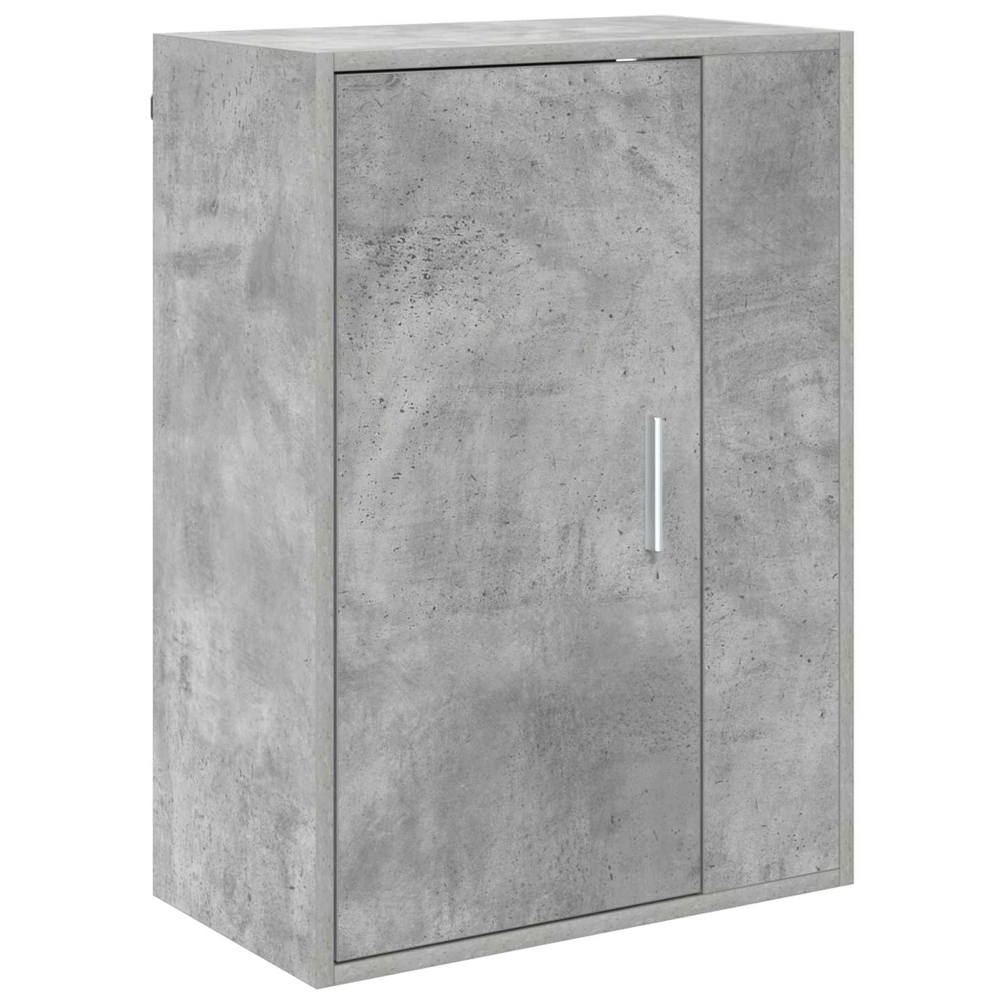 Tv-meubelset Wandgemonteerd 4 pcs Beton Grijs Bewerkt hout