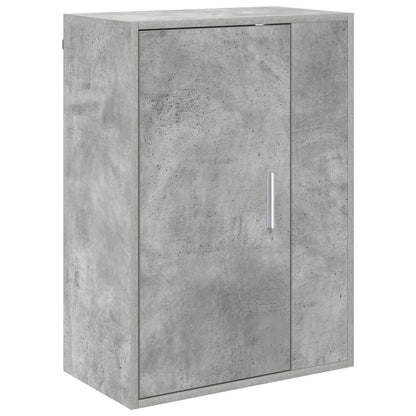 Tv-meubelset Wandgemonteerd 4 pcs Beton Grijs Bewerkt hout