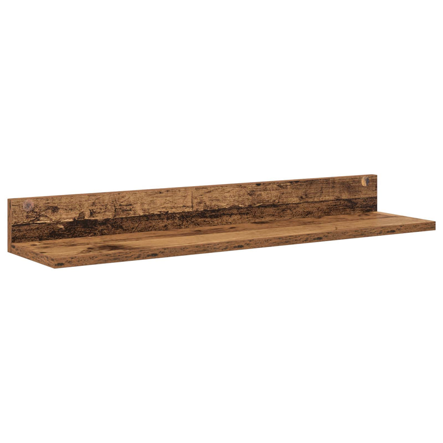 Tv-meubelset Wandgemonteerd 4 pcs Oud Hout Bewerkt hout