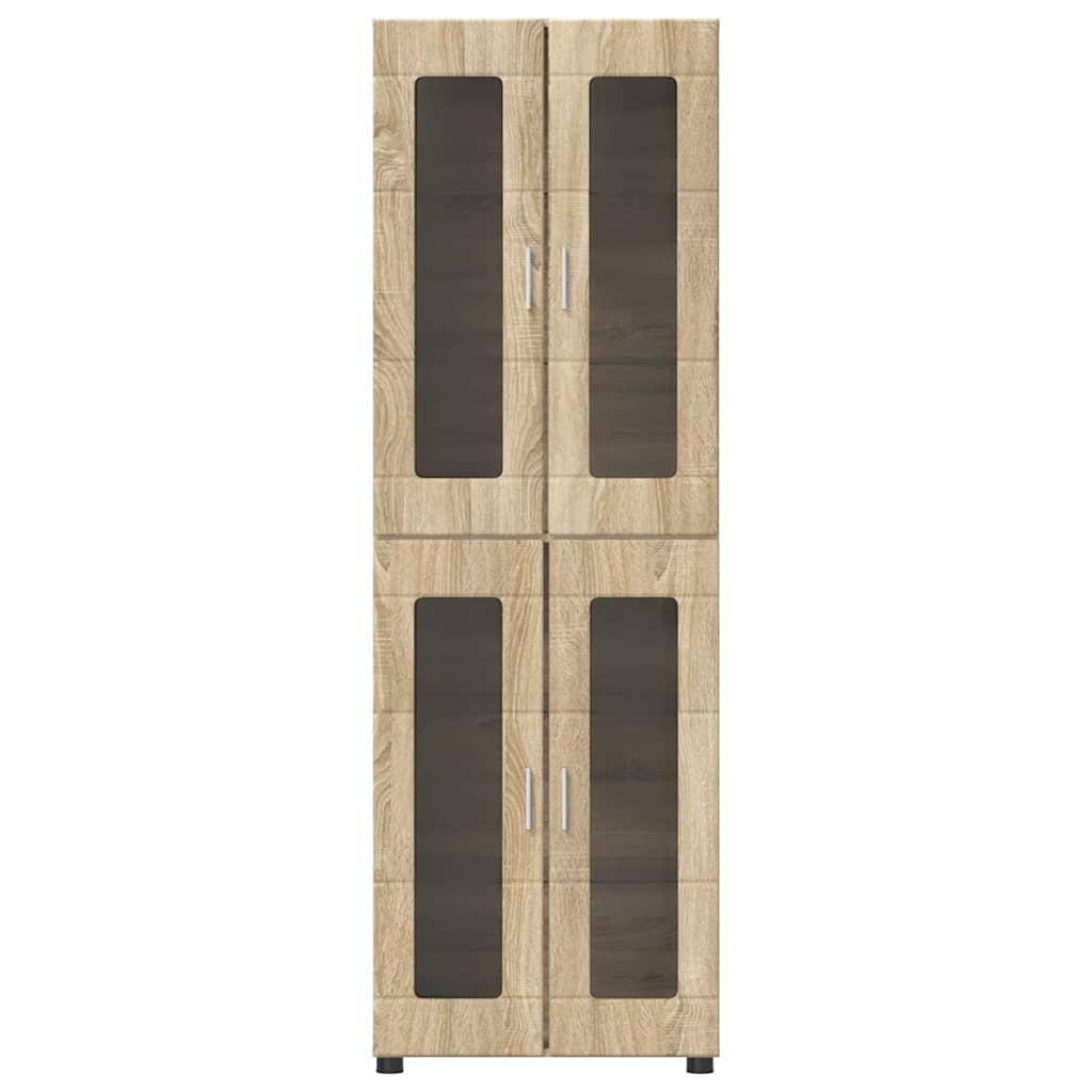 Hoge kast met plank Sonoma Eiken 60 x 35 x 182 cm Bewerkt hout