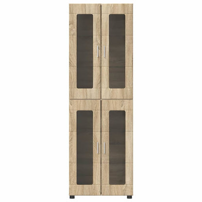 Hoge kast met plank Sonoma Eiken 60 x 35 x 182 cm Bewerkt hout