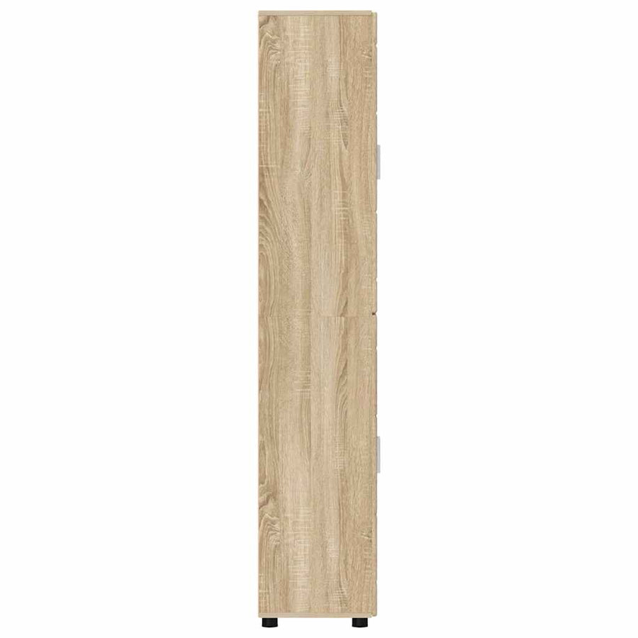 Hoge kast met plank Sonoma Eiken 60 x 35 x 182 cm Bewerkt hout