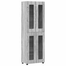 Hoge kast met plank Grijs Sonoma 60 x 35 x 182 cm Bewerkt hout