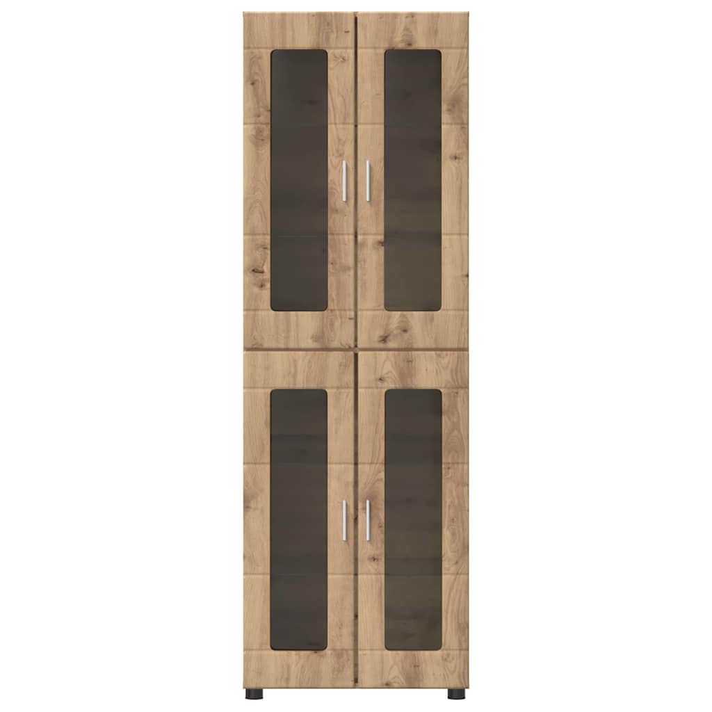 Hoge kast met plank Artisan Eiken 60 x 35 x 182 cm Bewerkt hout