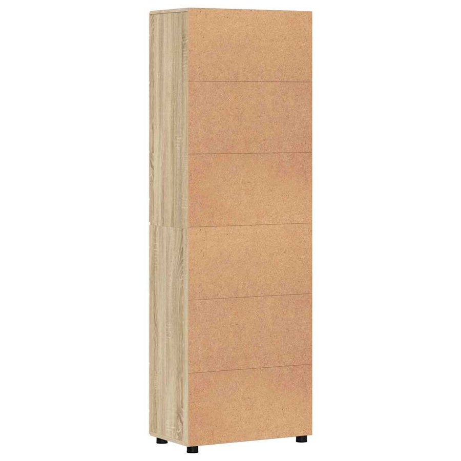 Hoge kast met plank Sonoma Eiken 60 x 35 x 182 cm Bewerkt hout