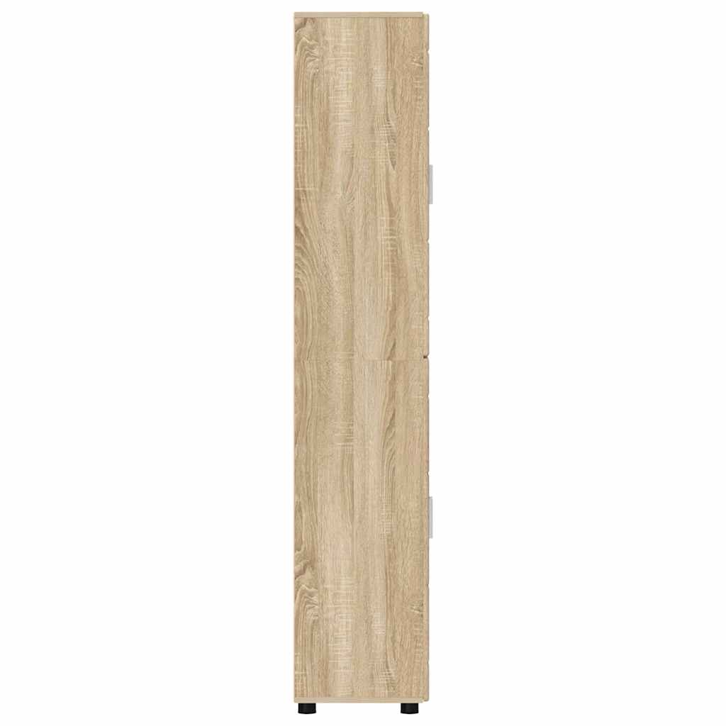 Hoge kast met plank Sonoma Eiken 60 x 35 x 182 cm Bewerkt hout
