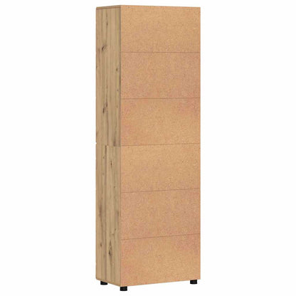 Hoge kast met plank Artisan Eiken 60 x 35 x 182 cm Bewerkt hout