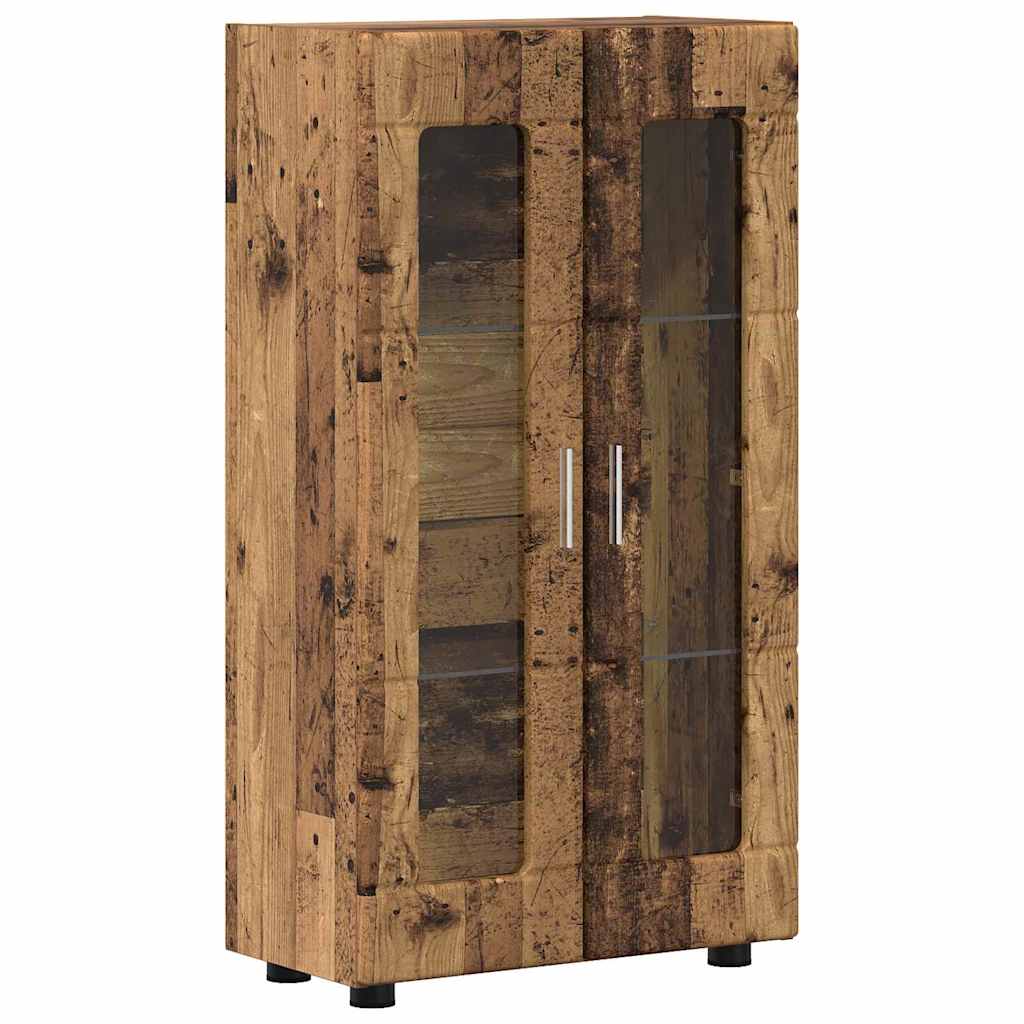 Tv-meubelset met lade met plank met opslag Oudhout Bewerkt hout