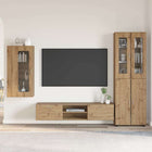 TV Unit Set with Drawer FLORIN Artisan Oak Engineered Wood