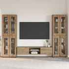 TV Unit Set with Drawer FLORIN Artisan Oak Engineered Wood