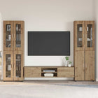 TV Unit Set with Drawer FLORIN Artisan Oak Engineered Wood
