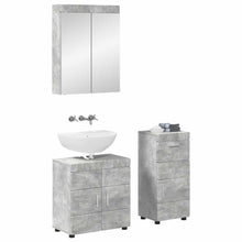 Badkamermeubelset TULUM 3 pcs Beton Grijs 60 x 34 x 63 cm