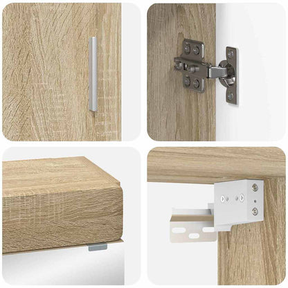 Badkamermeubelset TULUM 3 st Sonoma Eiken 60 x 34 x 63 cm