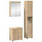 Badkamermeubelset 3 st Sonoma Eiken 60x34x63 cm