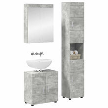 Badkamermeubelset TULUM 3 pcs Beton Grijs 60 x 34 x 63 cm