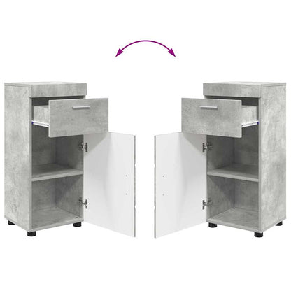 Badkamermeubelset TULUM 4 pcs Beton Grijs 60 x 34 x 63 cm