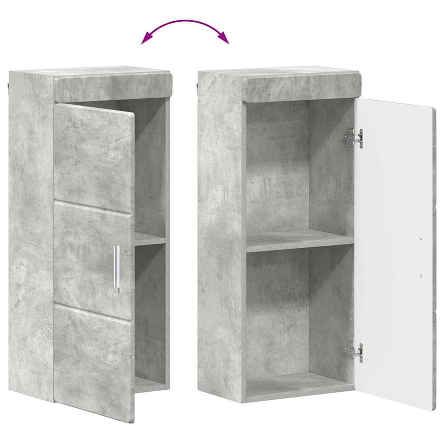 Badkamermeubelset TULUM 4 pcs Beton Grijs 60 x 34 x 63 cm