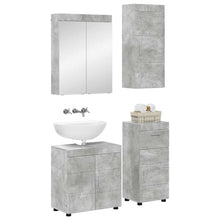 Badkamermeubelset TULUM 4 pcs Beton Grijs 60 x 34 x 63 cm