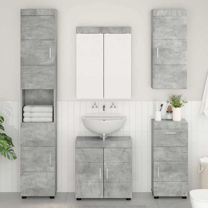 Badkamermeubelset TULUM 5 pcs Beton Grijs 60 x 34 x 63 cm