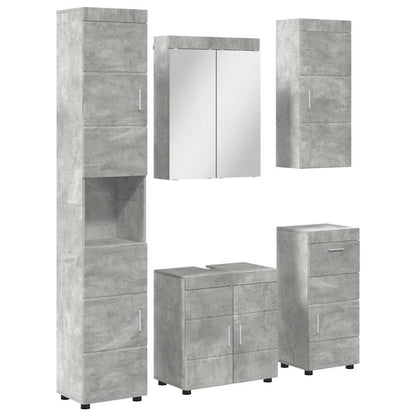 Badkamermeubelset TULUM 5 pcs Beton Grijs 60 x 34 x 63 cm