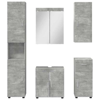 Badkamermeubelset TULUM 5 pcs Beton Grijs 60 x 34 x 63 cm