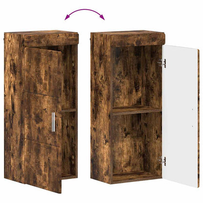 Badkamermeubelset met lade TULUM Gerookt eiken Bewerkt hout