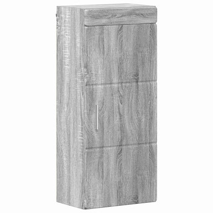 Badkamermeubelset met lade TULUM Grijs Sonoma Bewerkt hout