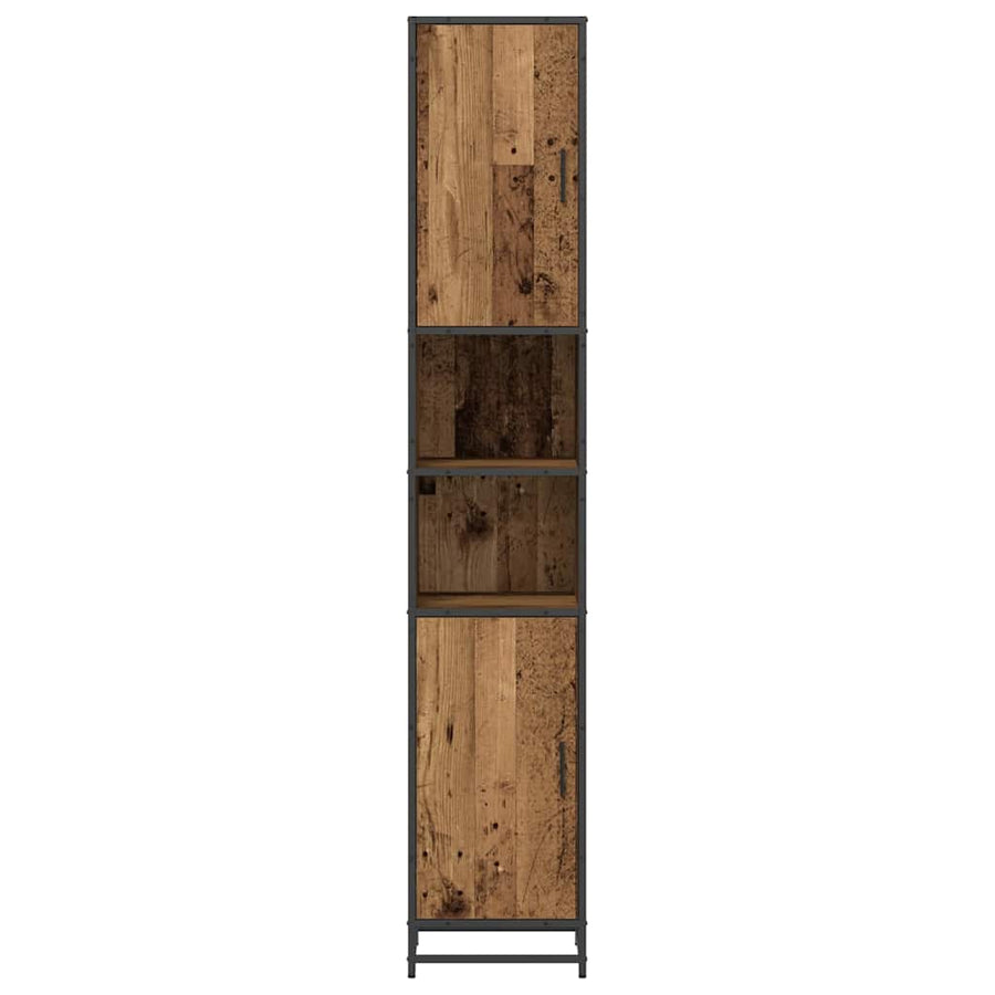 Badkamermeubelset Oud Hout 35 x 37,5 x 188,5 cm Bewerkt hout