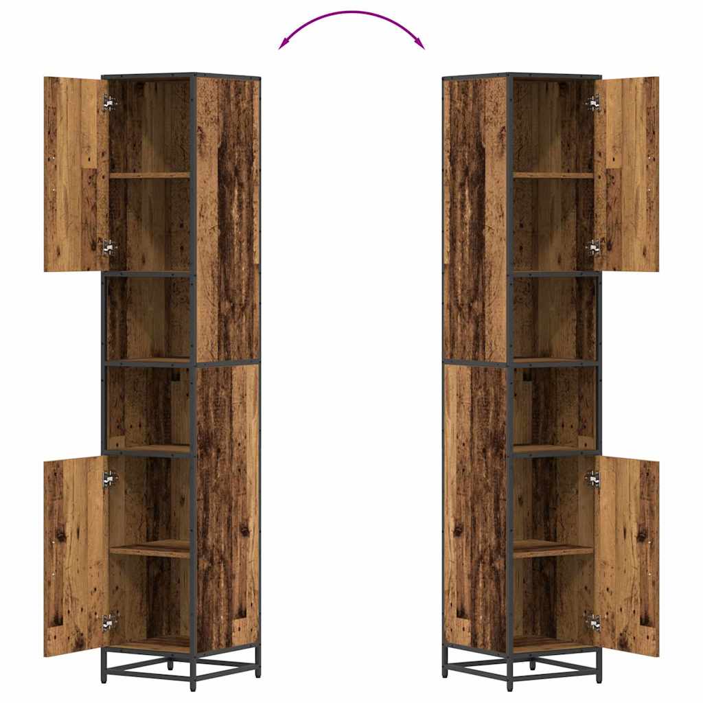 Badkamermeubelset Oud Hout 35 x 37,5 x 188,5 cm Bewerkt hout