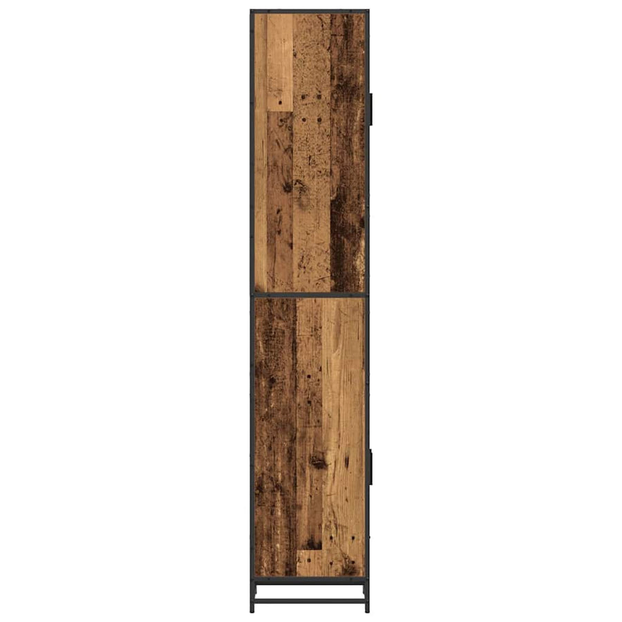 Badkamermeubelset Oud Hout 35 x 37,5 x 188,5 cm Bewerkt hout