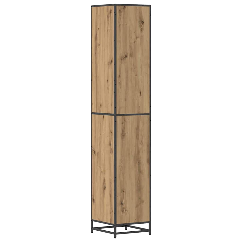 Badkamermeubelset Met Plank Artisan Eiken 35 X 37,5 X 188,5 Cm artisanaal eikenkleurig