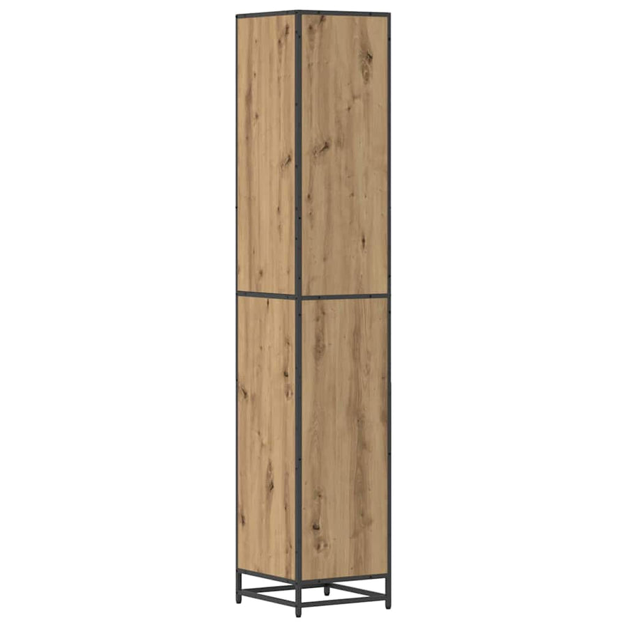 Badkamermeubelset Met Plank Artisan Eiken 35 X 37,5 X 188,5 Cm artisanaal eikenkleurig