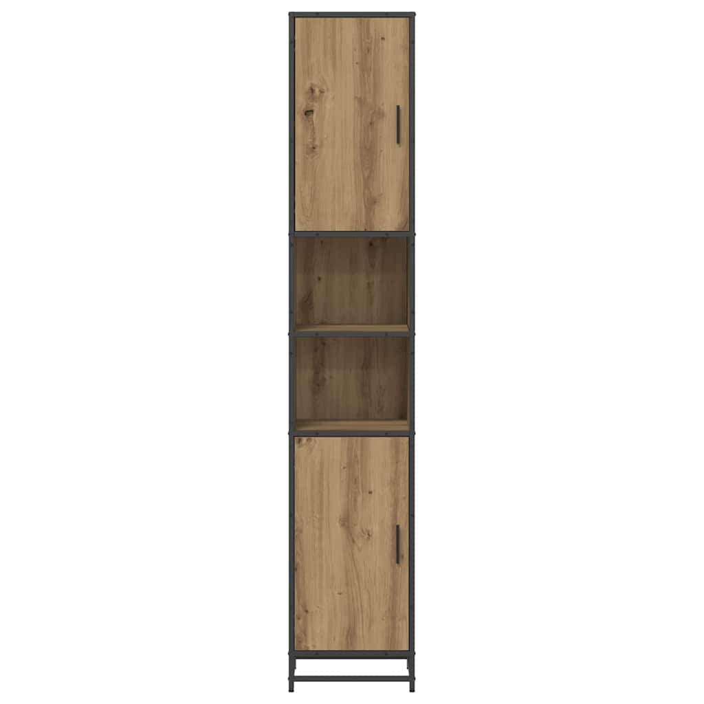 Badkamermeubelset Met Plank Artisan Eiken 35 X 37,5 X 188,5 Cm artisanaal eikenkleurig