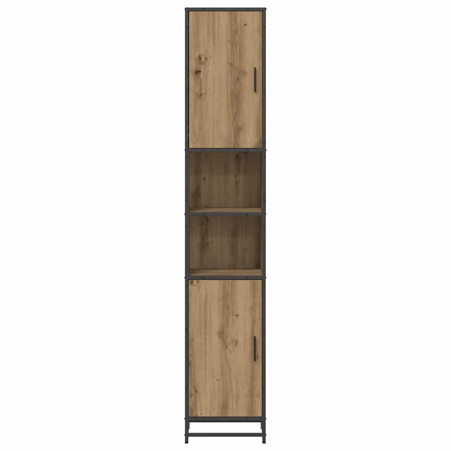 Badkamermeubelset Met Plank Artisan Eiken 35 X 37,5 X 188,5 Cm artisanaal eikenkleurig