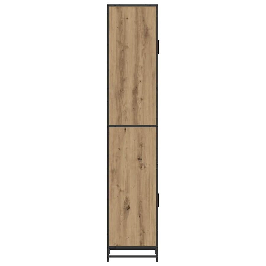 Badkamermeubelset Met Plank Artisan Eiken 35 X 37,5 X 188,5 Cm artisanaal eikenkleurig
