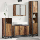 Badkamermeubelset 90x33x60 cm oud hout