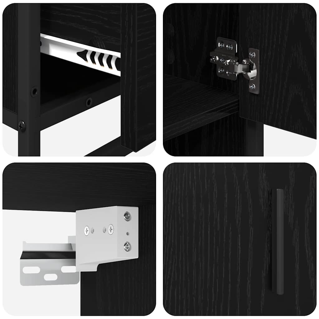 Badkamermeubelset 3 pcs Oud hout 90 x 33 x 60 cm Bewerkt hout