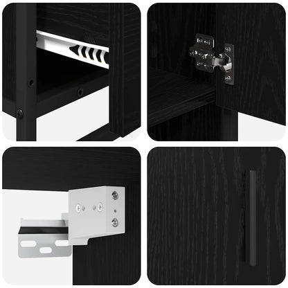 Badkamermeubelset 3 pcs Oud hout 90 x 33 x 60 cm Bewerkt hout