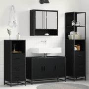 Badkamermeubelset 3-delig 90 cm oud hout