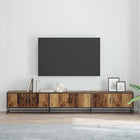 TV meubel 2 stuks 240x35x41 cm oud hout bewerkt hout