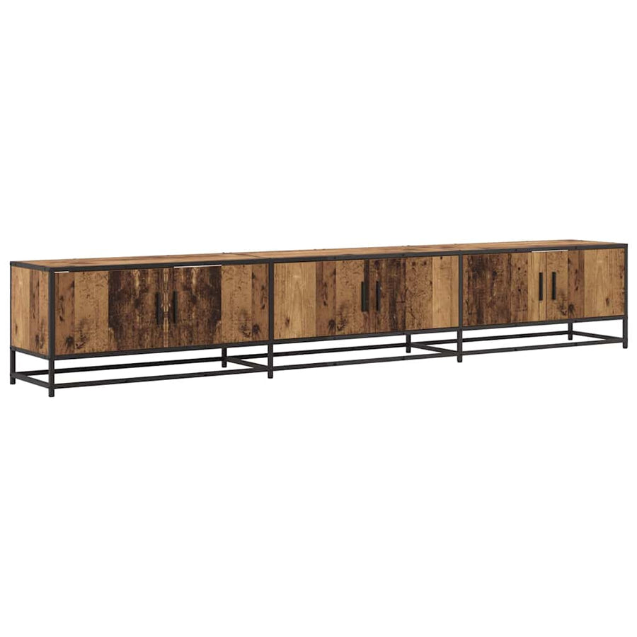 TV Eenheden 2 pcs Oud Hout 240 x 35 x 41 cm Bewerkt hout