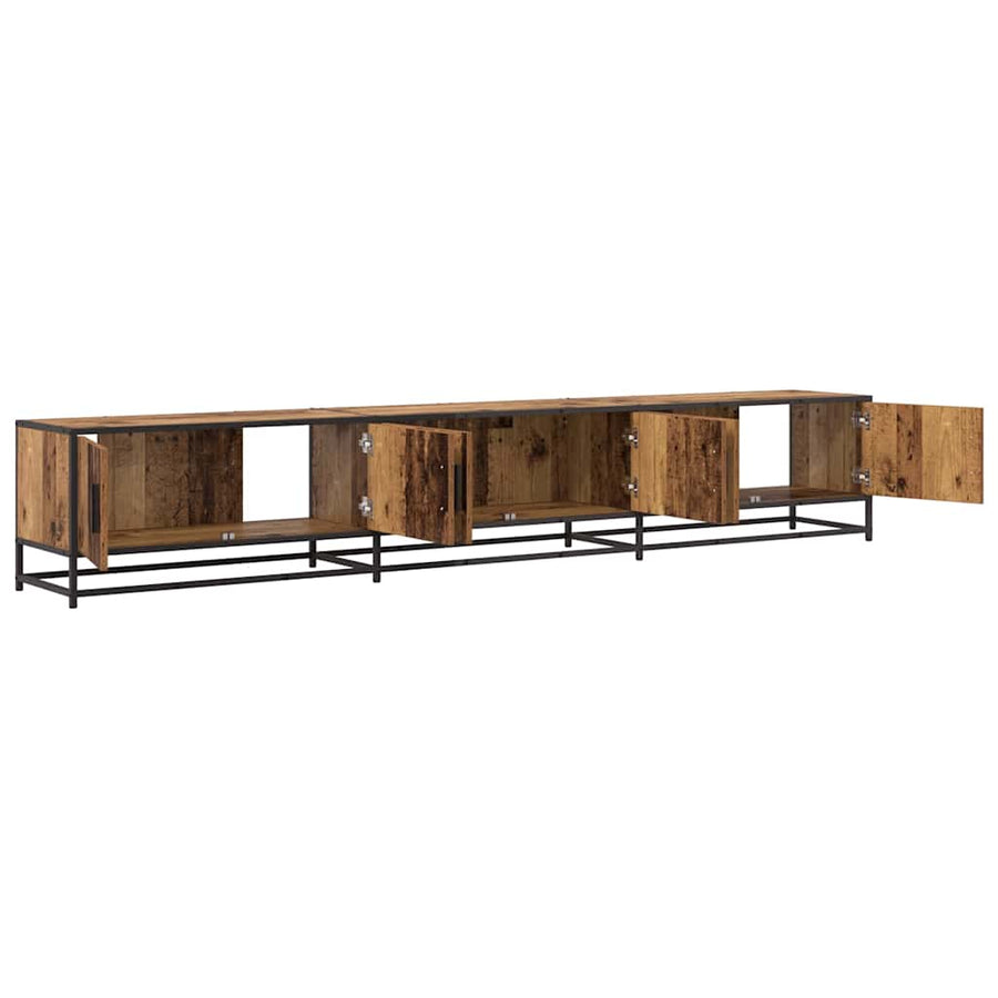 TV Eenheden 2 pcs Oud Hout 240 x 35 x 41 cm Bewerkt hout