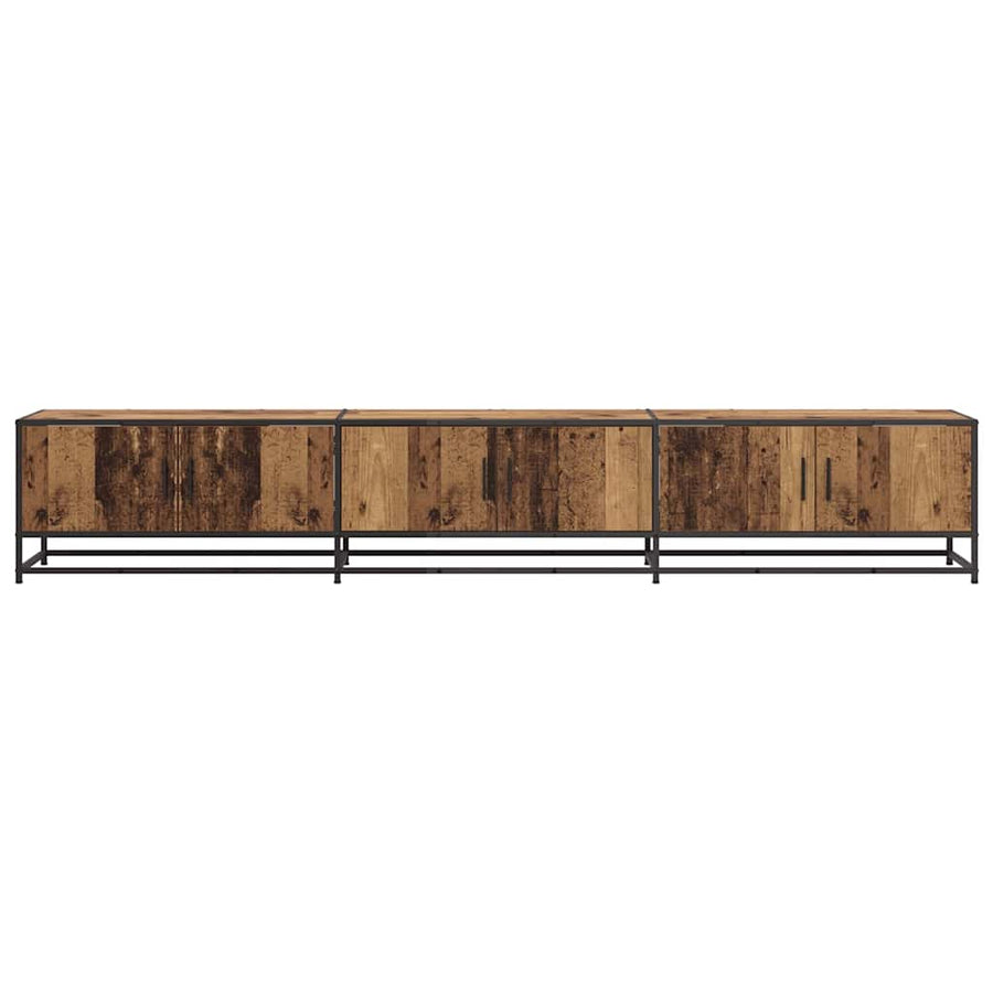 TV Eenheden 2 pcs Oud Hout 240 x 35 x 41 cm Bewerkt hout