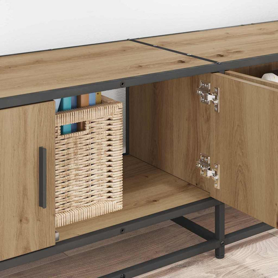 Tv Eenheden 2 Pcs Artisan Eiken 240 X 35 X 41 Cm Bewerkt Hout 240 cm
