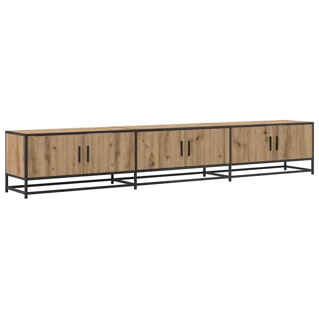 Tv Eenheden 2 Pcs Artisan Eiken 240 X 35 X 41 Cm Bewerkt Hout 240 cm