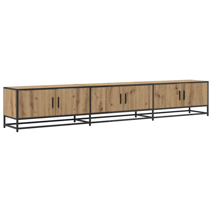 Tv Eenheden 2 Pcs Artisan Eiken 240 X 35 X 41 Cm Bewerkt Hout 240 cm