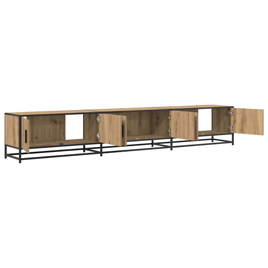 Tv Eenheden 2 Pcs Artisan Eiken 240 X 35 X 41 Cm Bewerkt Hout 240 cm