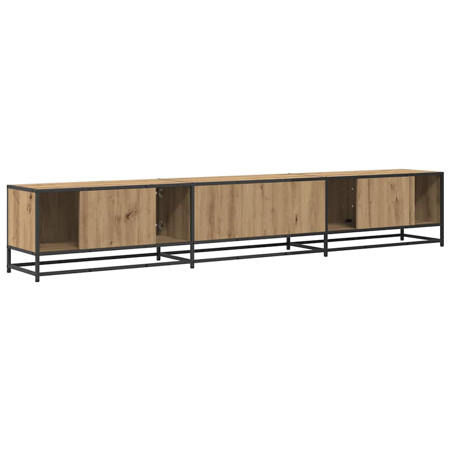 Tv Eenheden 2 Pcs Artisan Eiken 240 X 35 X 41 Cm Bewerkt Hout 240 cm