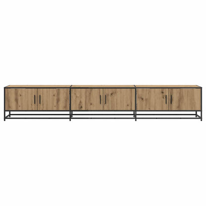 Tv Eenheden 2 Pcs Artisan Eiken 240 X 35 X 41 Cm Bewerkt Hout 240 cm